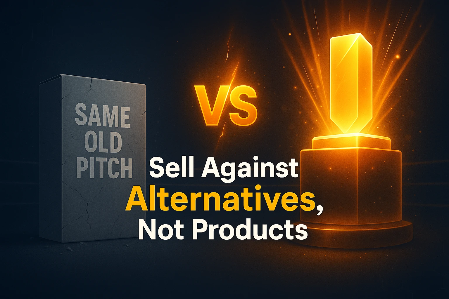 Stop Selling Products, Start Beating Alternatives
