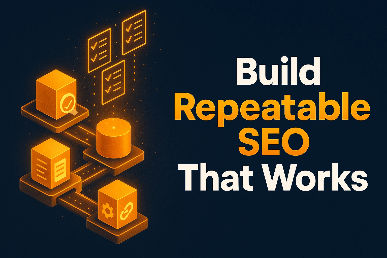 Stop Reinventing SEO: Build Repeatable Results Fast