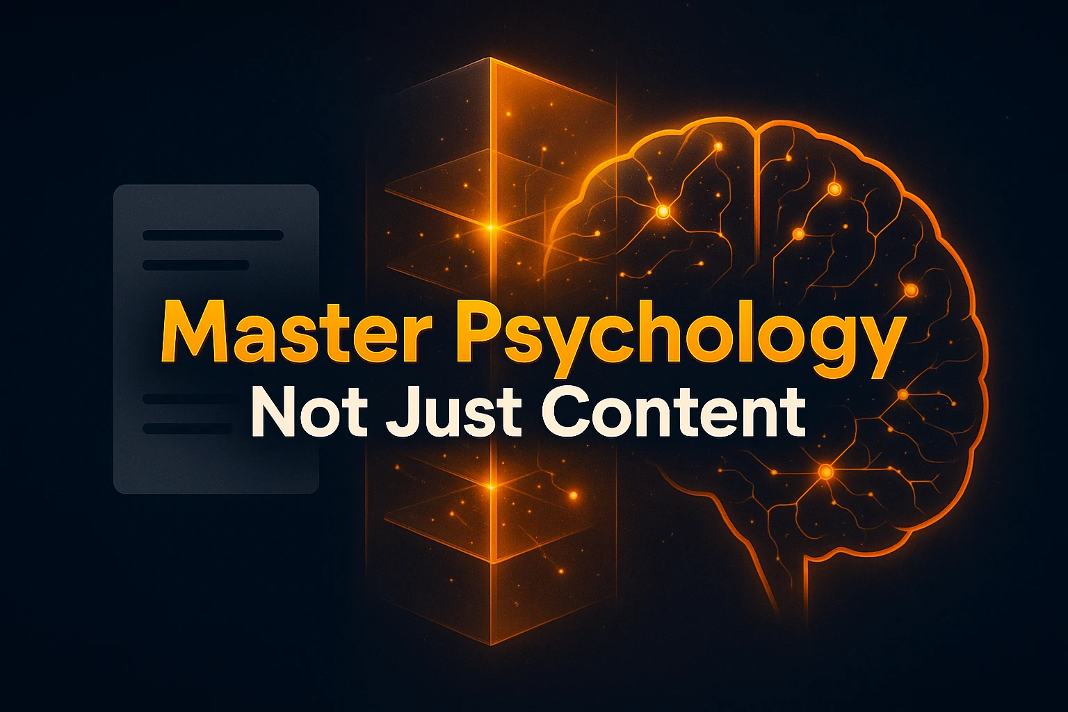 Why Good Content Fails: The Psychology Stack Secret